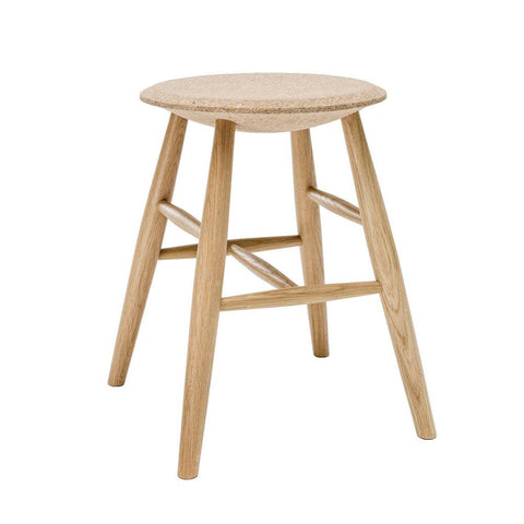 Drifted Stool Light Cork / Oak