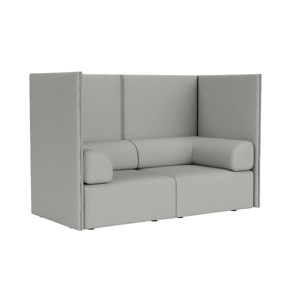 Palo Block 2-seater Sofa High Back with Armrests Amdal 130 (UK)