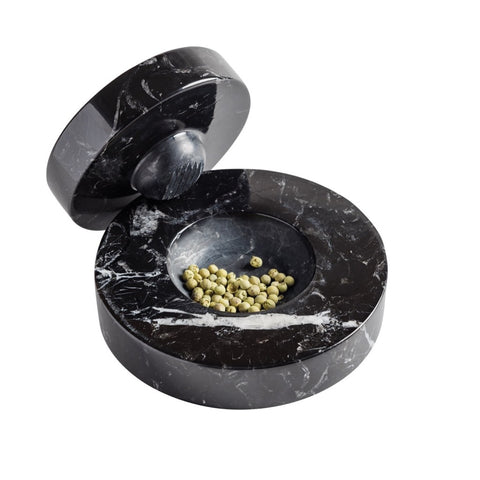 Table Mortar Mortar Nero Marquina