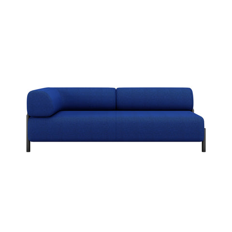 Palo 2-seater Sofa Chaise Left Cobalt