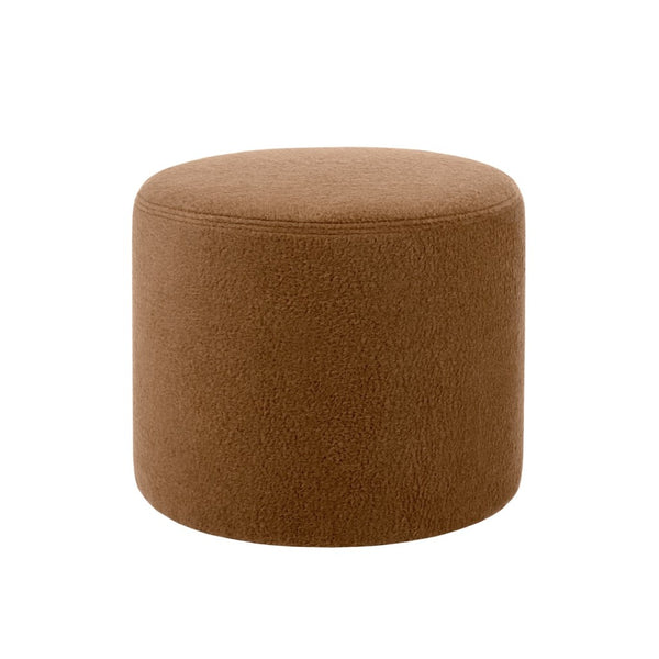 Bon Pouf Round Brown