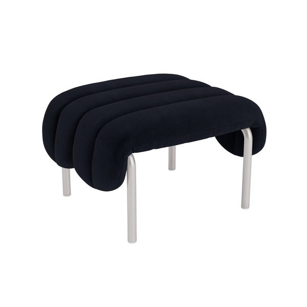 Puffy Ottoman Velluto Coex VL30 / Stainless Steel (UK)