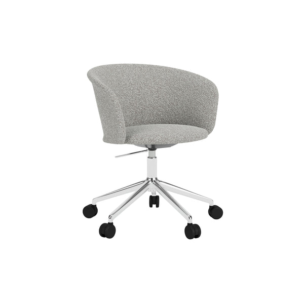 Kendo Swivel Chair 5-star Castors Storr 612/Polished (UK)