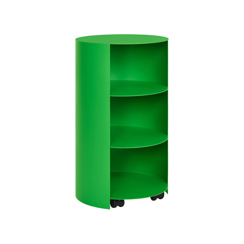 Hide Pedestal Pure Green Textured