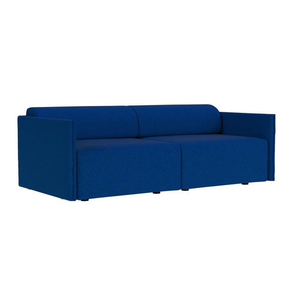 Palo Block 2-seater Sofa Low Back Sera Cobalt (UK)