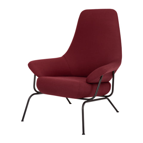 Hai Lounge Chair Burgundy