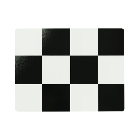 Check Placemat (Set of 2) Cream / Black