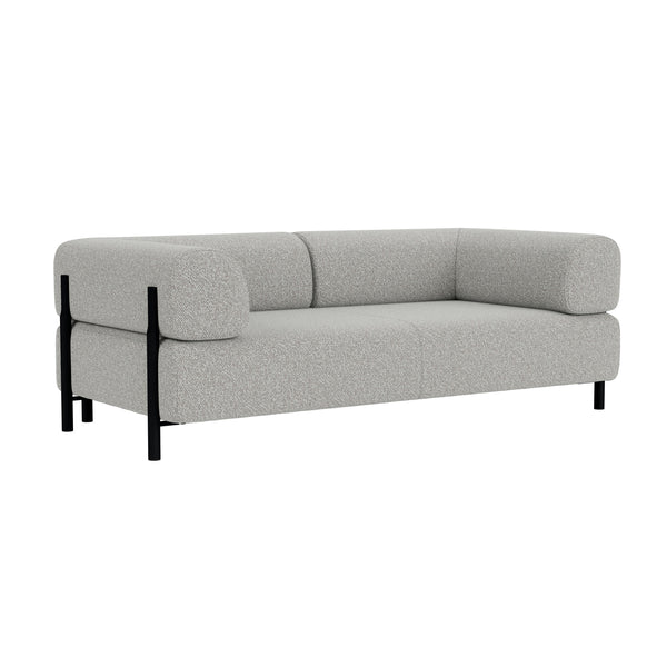 Palo 2-seater Sofa with Armrests Storr 612/Black (UK)