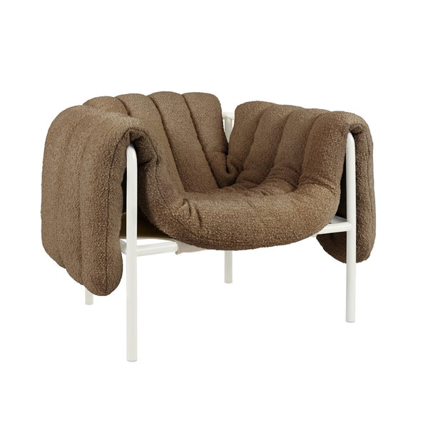 Puffy Lounge Chair Sawdust / Cream