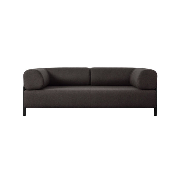 Palo 2-seater Sofa with Armrests Brown-Black