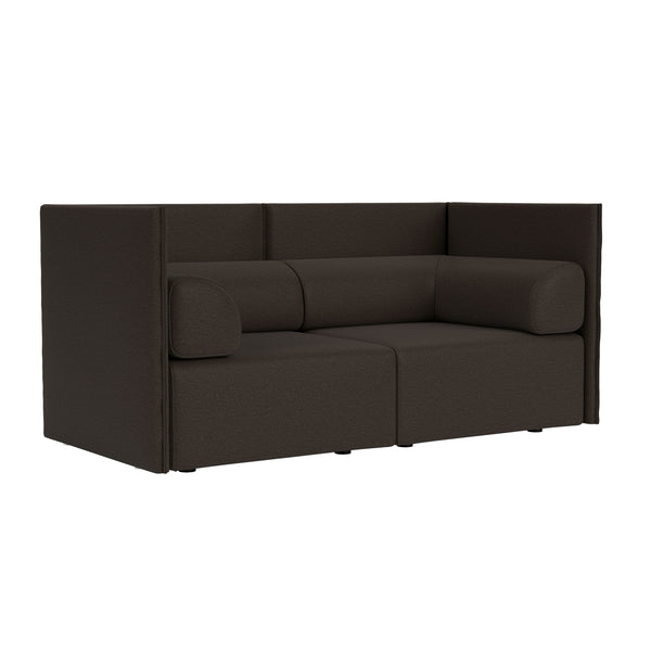 Palo Block 2-seater Sofa Medium Back with Armrests Amdal 280 (UK)
