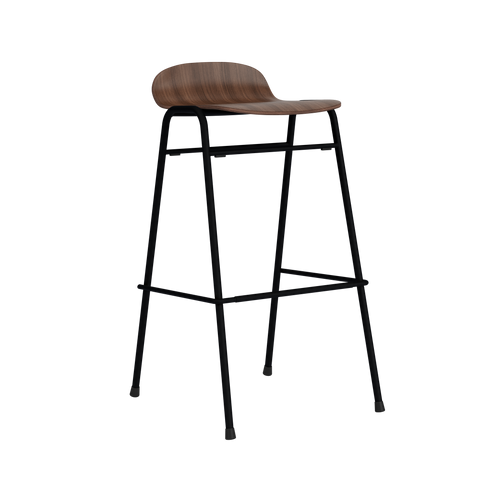 Touchwood Bar Stool Walnut / Black