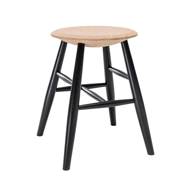 Drifted Stool Light Cork / Black