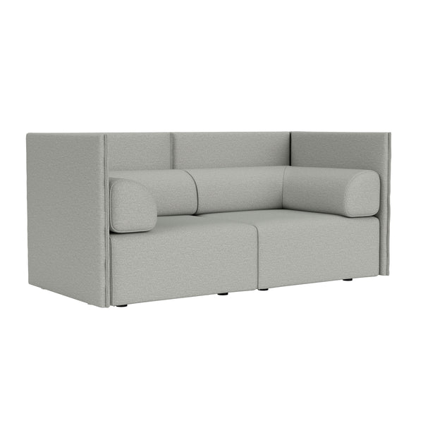 Palo Block 2-seater Sofa Medium Back with Armrests Amdal 130 (UK)