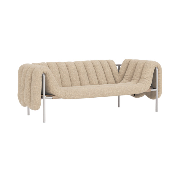 Puffy 2.5-seater Sofa Storr 1501 / Stainless (UK)