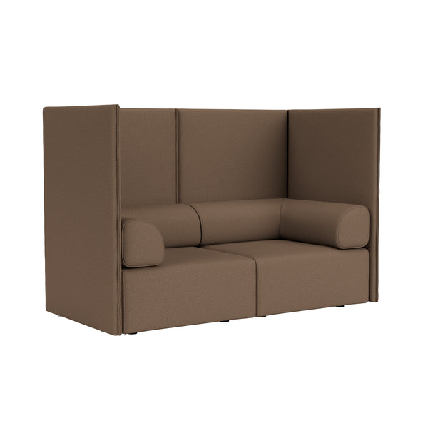 Palo Block 2-seater Sofa High Back with Armrests Autumn 361 (UK)