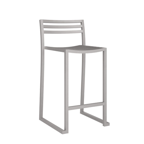 Chop Counter Chair Sandblasted Stainless Steel