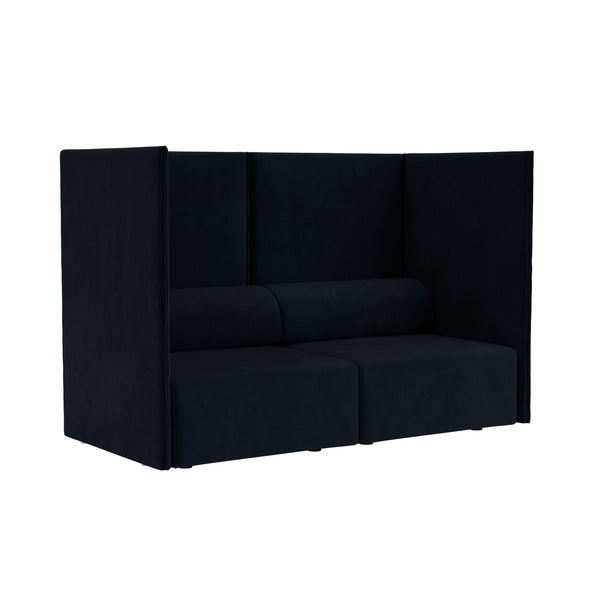 Palo Block 2-seater Sofa High Back Velluto Coex VL30 (UK)