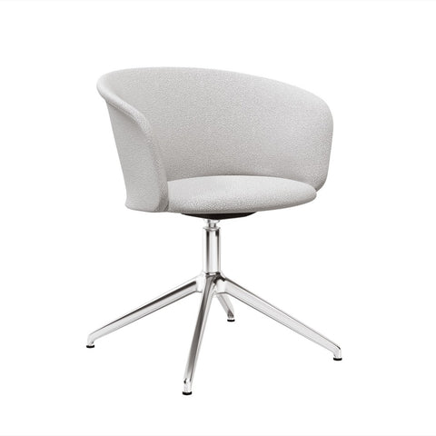 Kendo Swivel Chair 4-star Return Porcelain / Polished