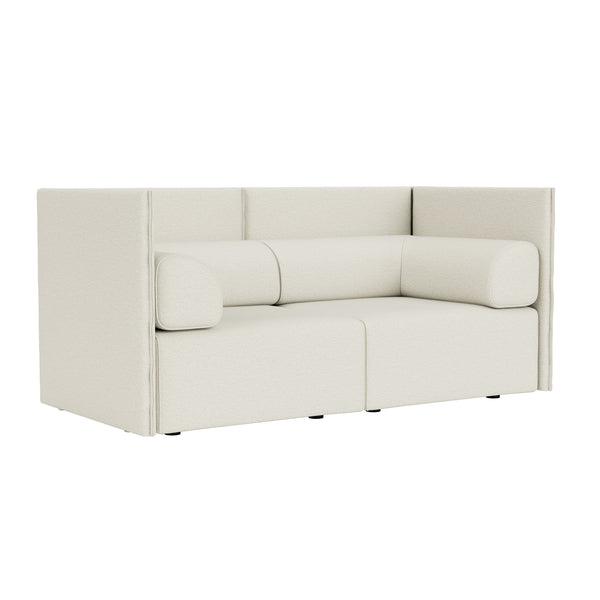 Palo Block 2-seater Sofa Medium Back with Armrests Amdal 110 (UK)