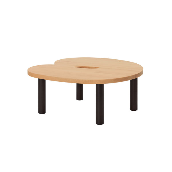 Worm Coffee Table Round Beech/Brown