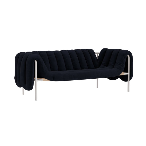 Puffy 2.5-seater Sofa Velluto Coex VL30 / Stainless
