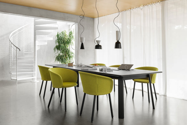Alphabeta Pendant Uno Signal White / Jet Black by Luca Nichetto - Hem