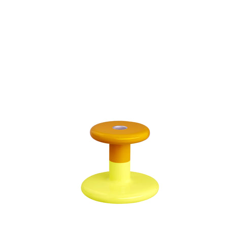 Pesa Candle Holder Low Honey Yellow / Sulfur Yellow