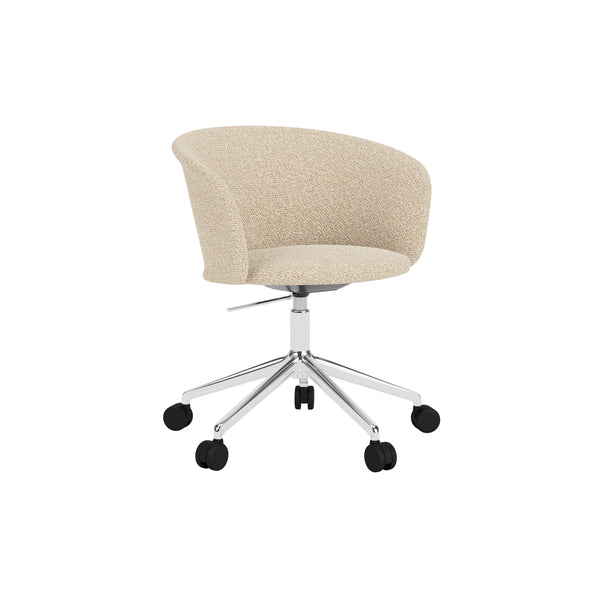 Kendo Swivel Chair 5-star Castors Storr 1501/Polished (UK)