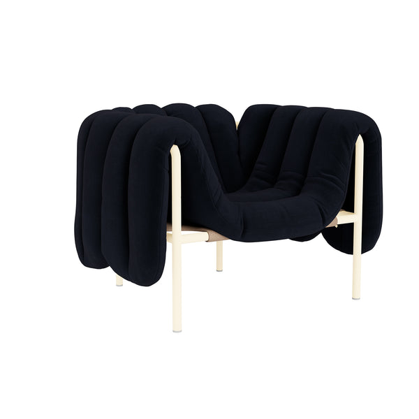 Puffy Lounge Chair Velluto Coex VL30 / Cream (UK)