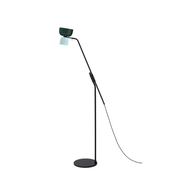 Alphabeta Floor Lamp Black Green / Soft Blue (UK)