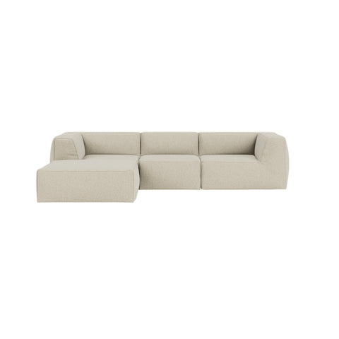 Great 3-seater Sofa Narrow Chaise Left Safire 0014