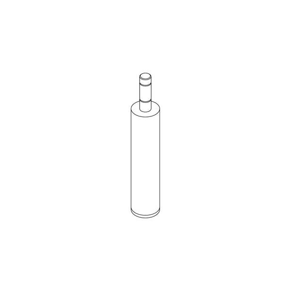 Palo Steel Leg Small Jet Black