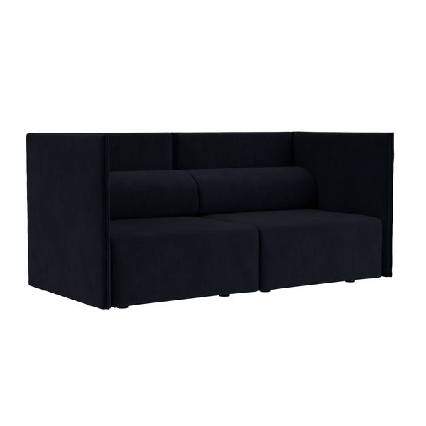 Palo Block 2-seater Sofa Medium Back Velluto Coex VL30 (UK)