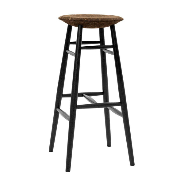 Drifted Bar Stool Dark Cork / Black