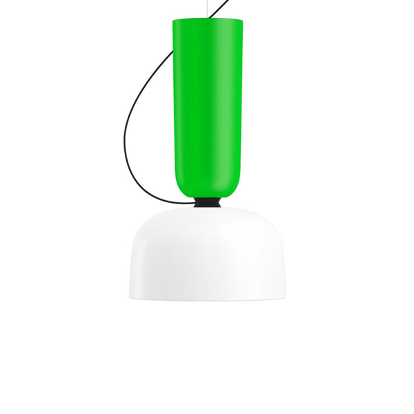 Alphabeta Pendant Uno Luminous Green / Signal White