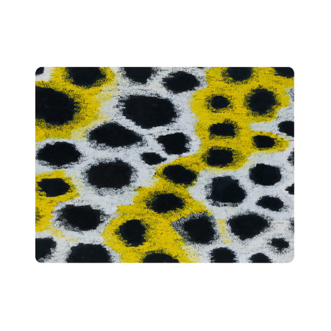 Monster Placemat (Set of 2) White / Yellow / Black