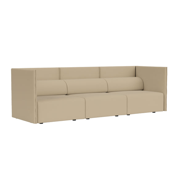 Palo Block 3-seater Sofa Medium Back Autumn 221 (UK)