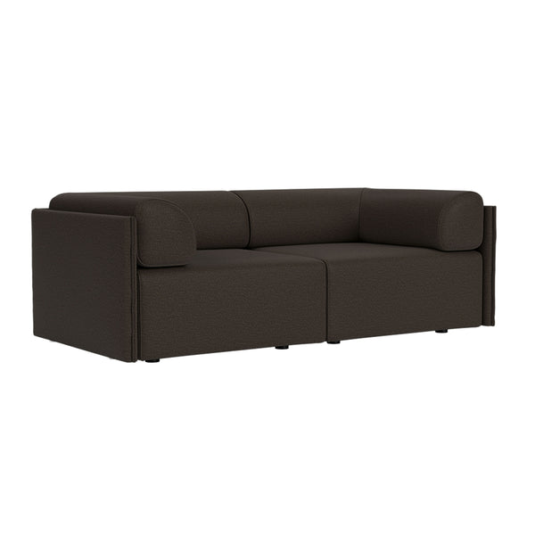 Palo Block 2-seater Sofa Low Back with Armrests Amdal 280 (UK)
