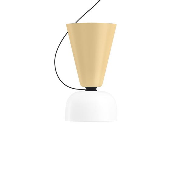 Alphabeta Pendant Uno Beige / White