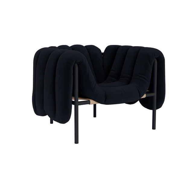Puffy Lounge Chair Velluto Coex VL30 / Black Grey (UK)