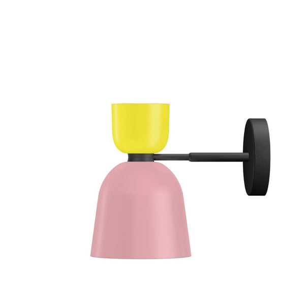 Alphabeta Wall Light Sulfur Yellow / Light Pink