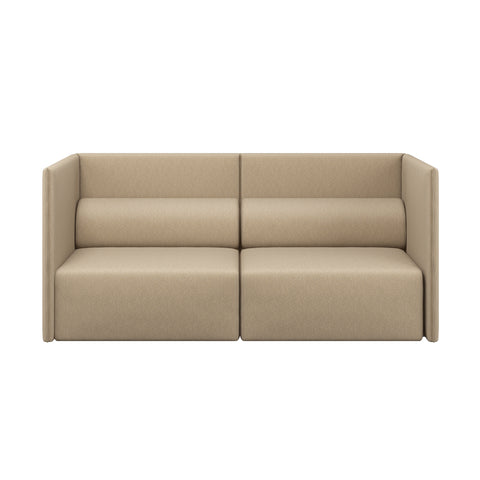 Palo Block 2-seater Sofa Medium Back Beige