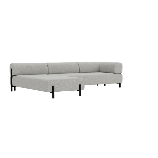 Palo Corner Sofa Left Storr 612/Black (UK)