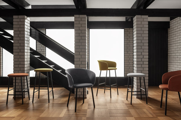 Kendo Bar Stool Graphite by LucidiPevere - Hem