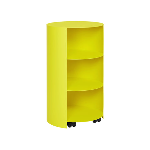 Hide Pedestal Sulfur Yellow Textured