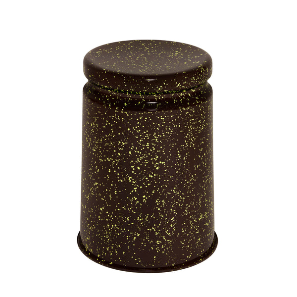 Last Stool Brown / Pale Lime Splatter