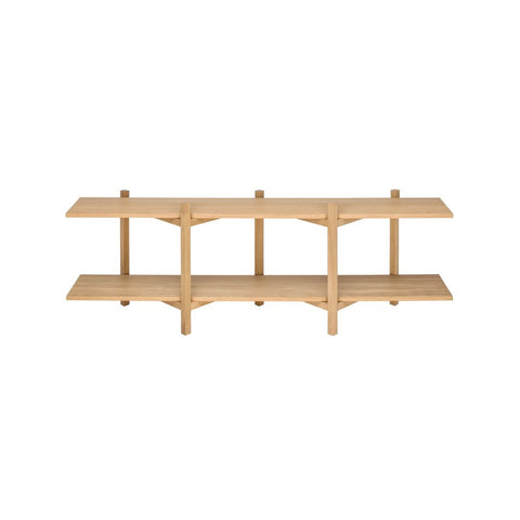 Zig Zag Shelf Media Oak