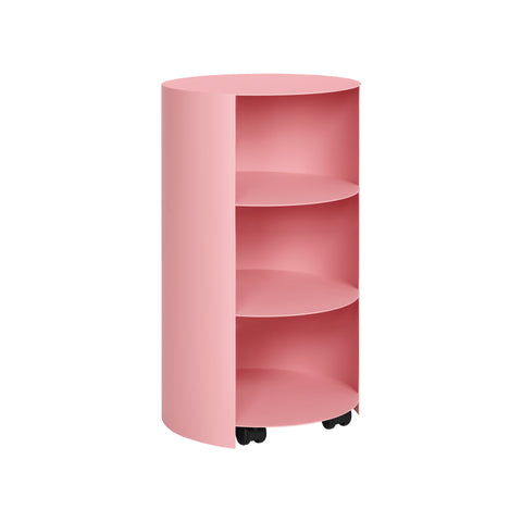 Hide Pedestal Light Pink Textured