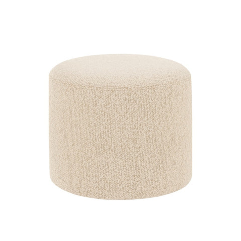 Bon Pouf Round Eggshell